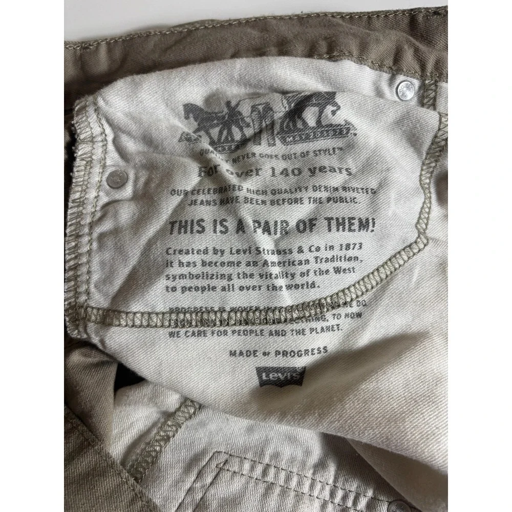 Levi's 505 Jeans Mens 38x34 Brown 5 Pockets Streetwear Flat Front Straight Leg